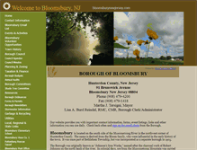 Tablet Screenshot of bloomsburynewjersey.com